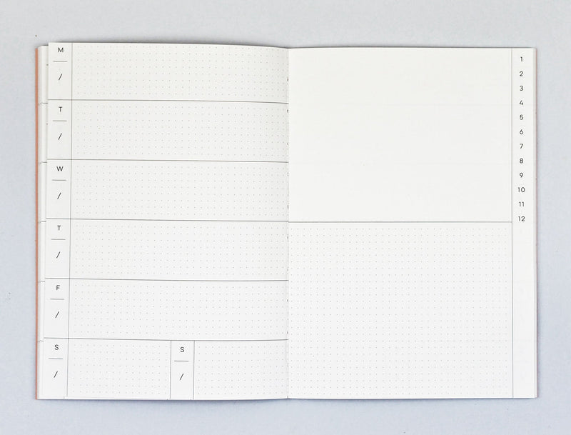 The Completist Gradient Undated Weekly Planner Book