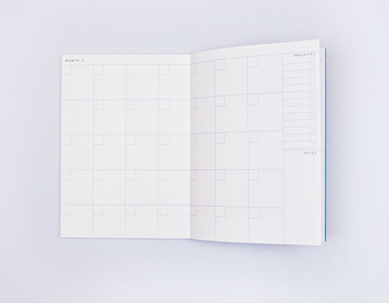 The Completist Overlay Flowers Undated Weekly Planner