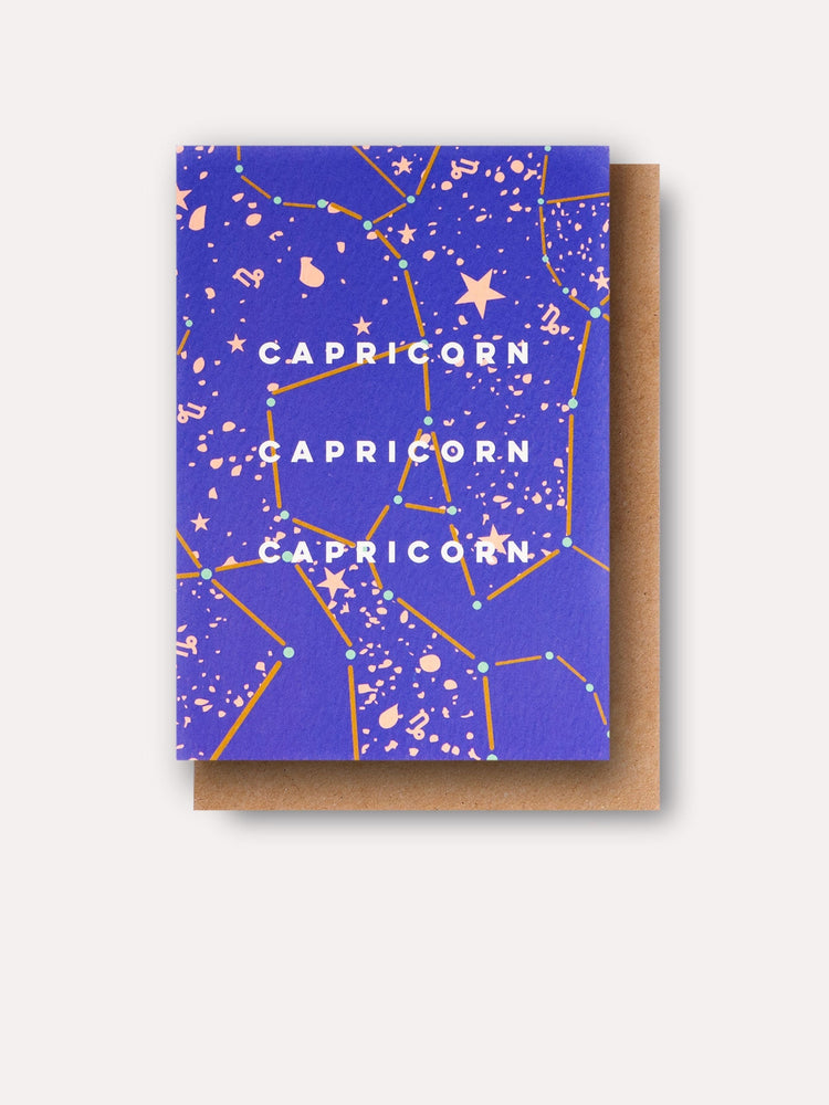 The Completist Cosmic Capricorn Astro Card