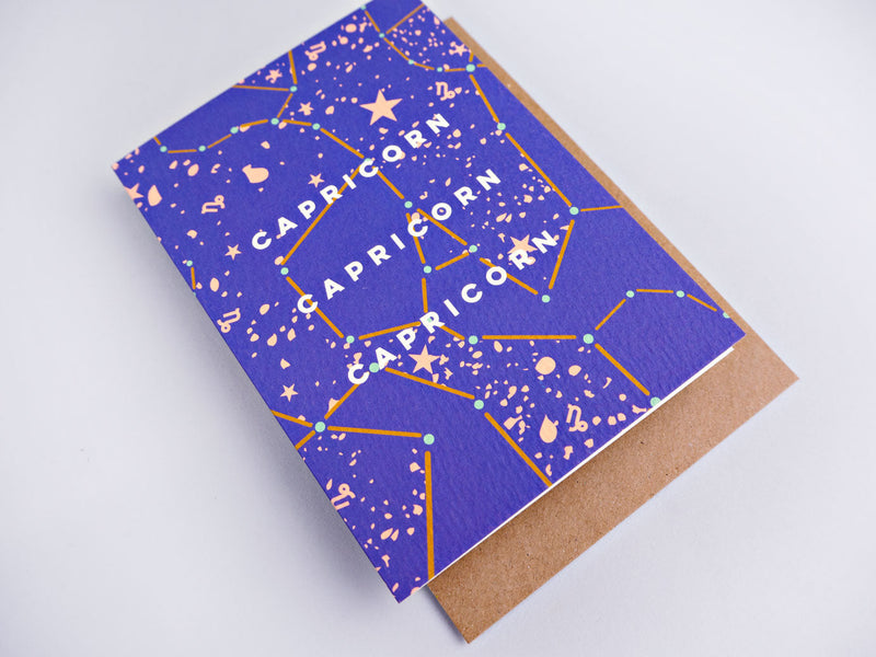 The Completist Cosmic Capricorn Astro Card