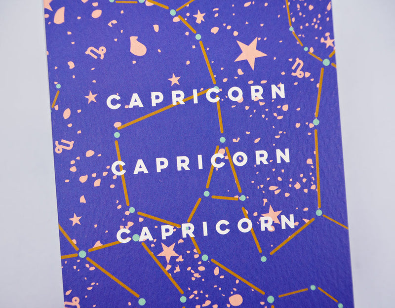 The Completist Cosmic Capricorn Astro Card