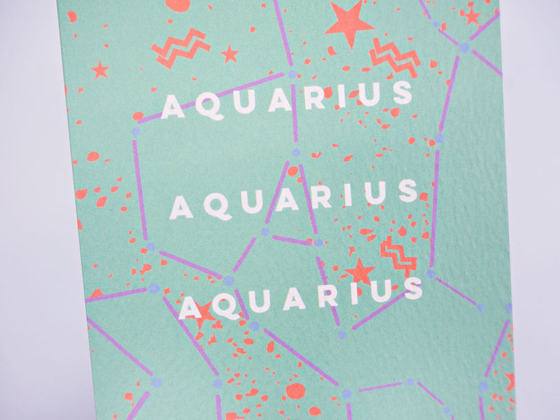 The Completist Cosmic Aquarius Astro Card