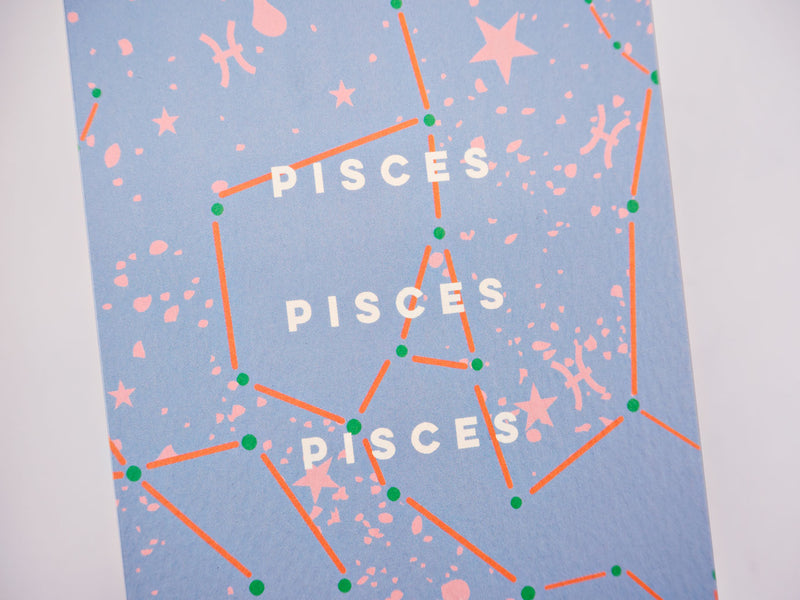 The Completist Cosmic Pisces Astro Card