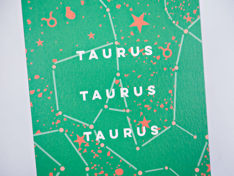 The Completist Cosmic Taurus Astro Card