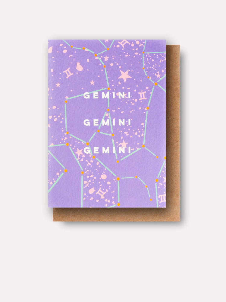 The Completist Cosmic Gemini Astro Card