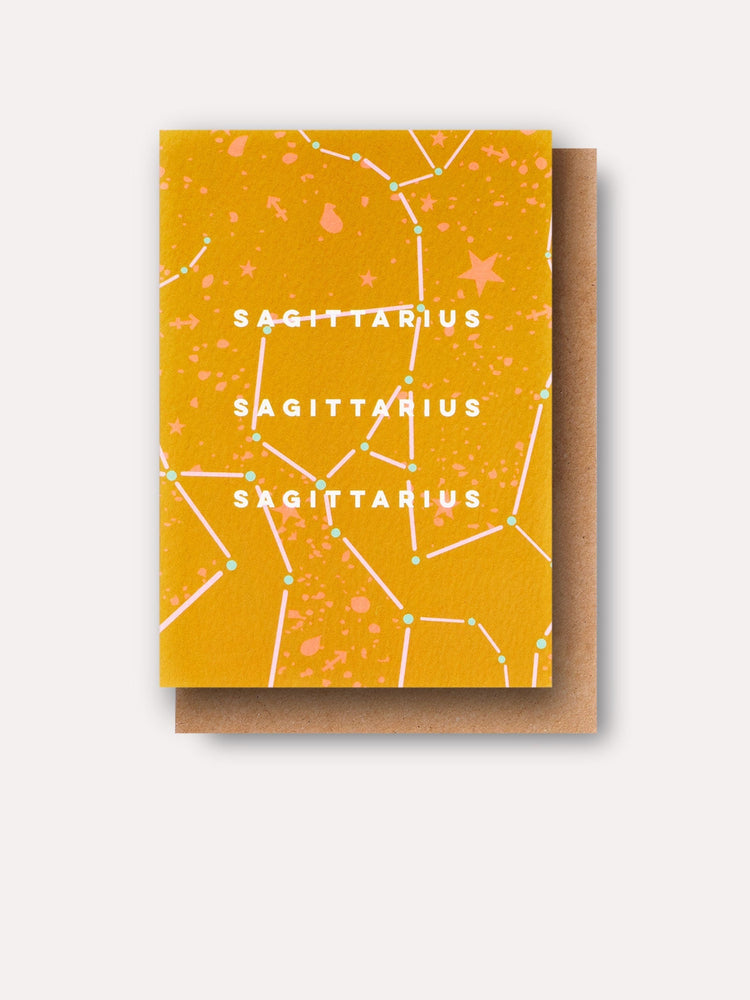 The Completist Cosmic Sagittarius Astro Card