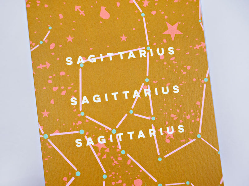 The Completist Cosmic Sagittarius Astro Card