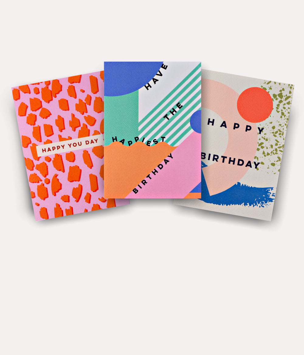 Miami Birthday Card Set