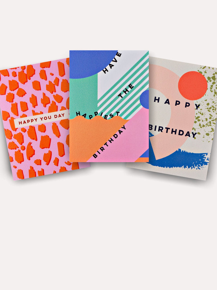 The Completist Miami Birthday Card Set