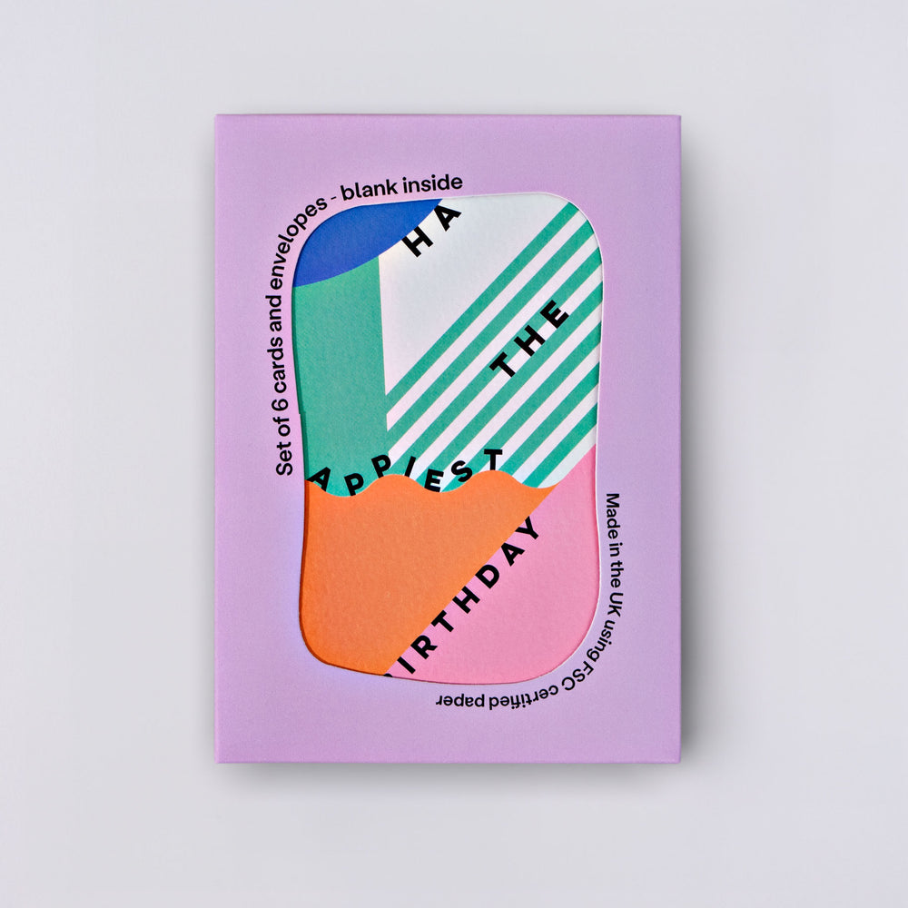 Miami Birthday Card Set