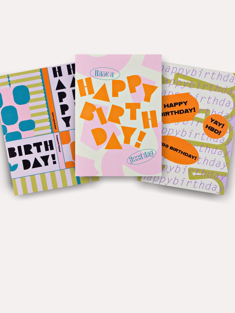 The Completist Hinoki Birthday Card Set