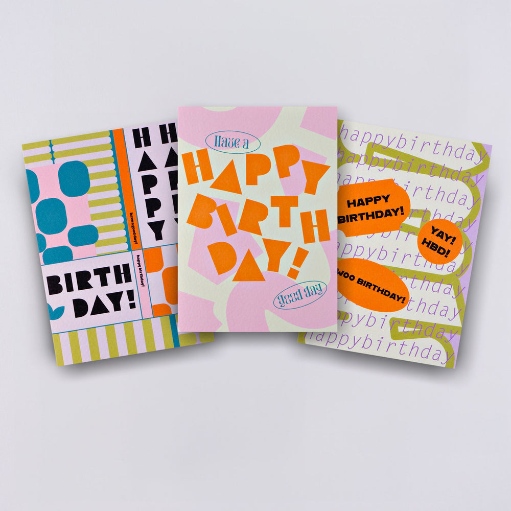 Hinoki Birthday Card Set