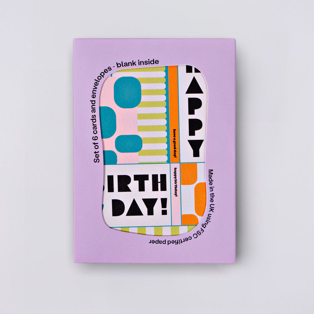 Hinoki Birthday Card Set