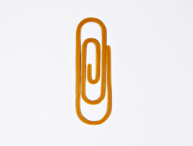 The Completist Paperclip 3D Printed Bookmark