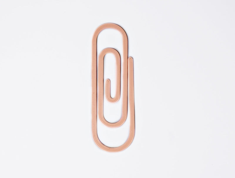 The Completist Paperclip 3D Printed Bookmark