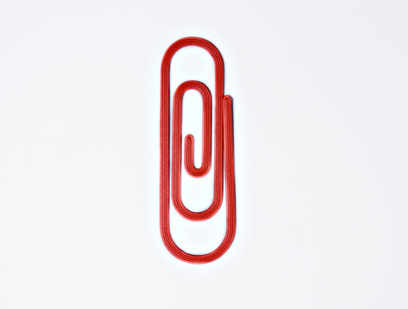 The Completist Paperclip 3D Printed Bookmark