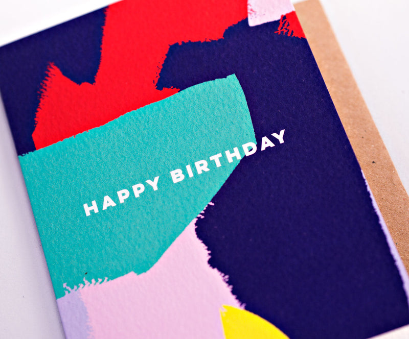 The Completist Bright Painter Birthday Card