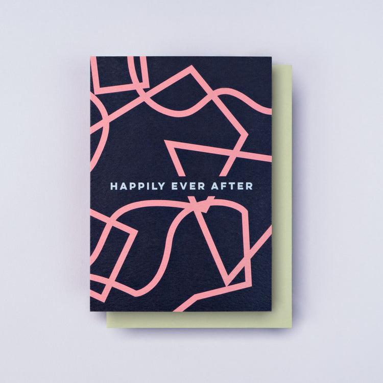 Happily Ever After Shapes Card