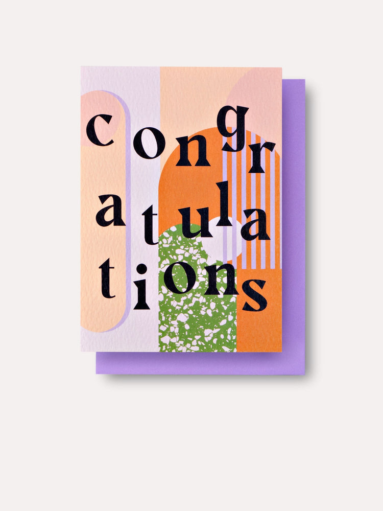 The Completist Vertigo Congratulations Card