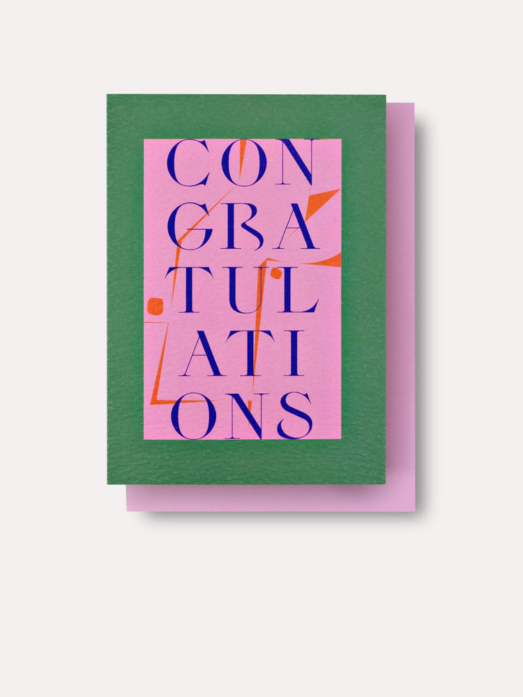 The Completist Athens Congratulations Card