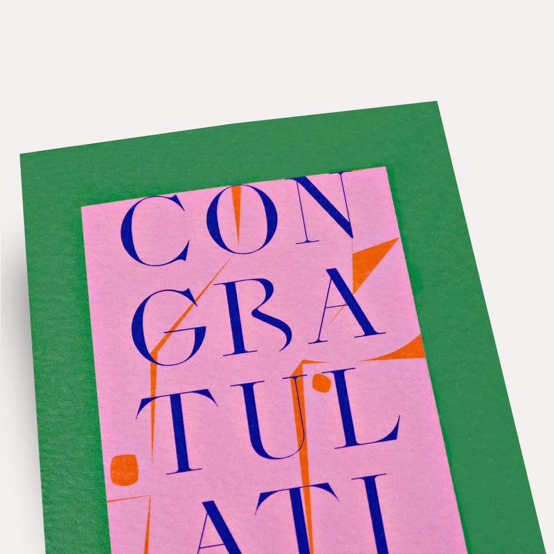 The Completist Athens Congratulations Card