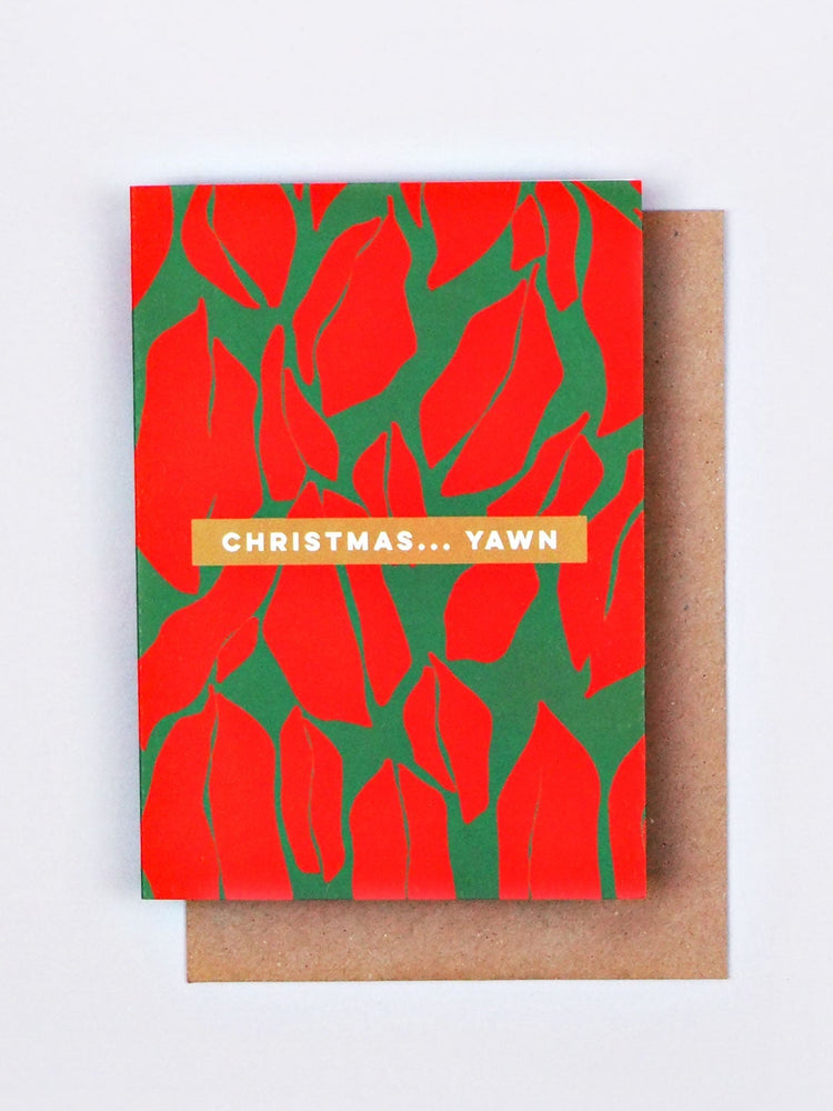 The Completist Christmas Yawn Card