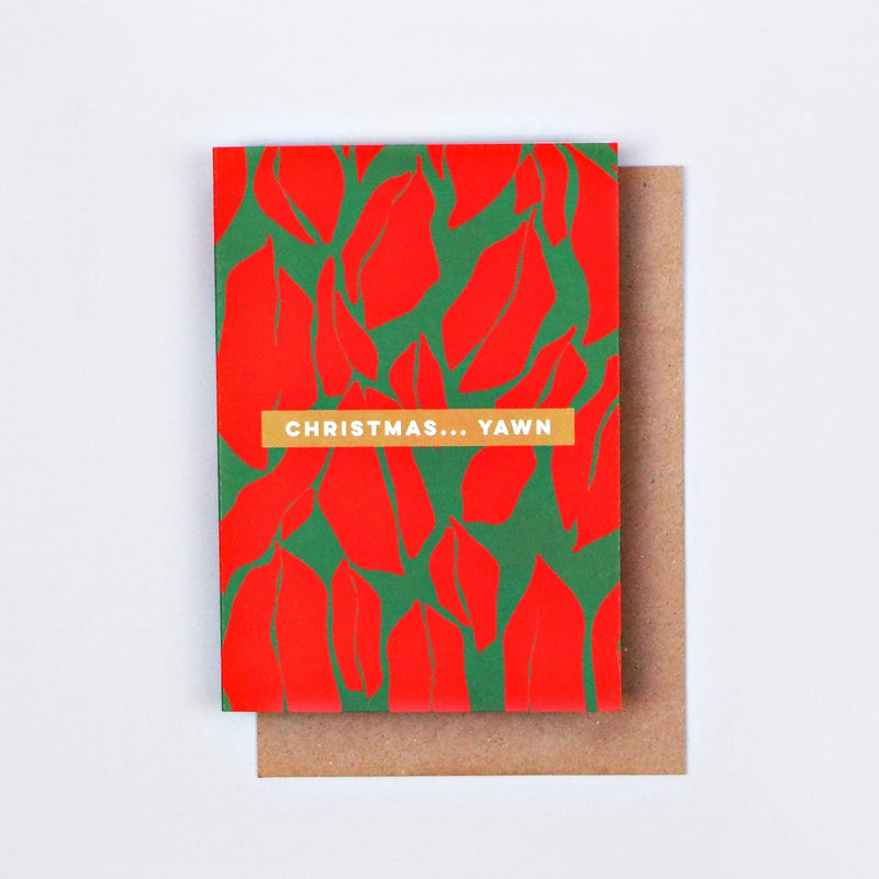 The Completist Christmas Yawn Card