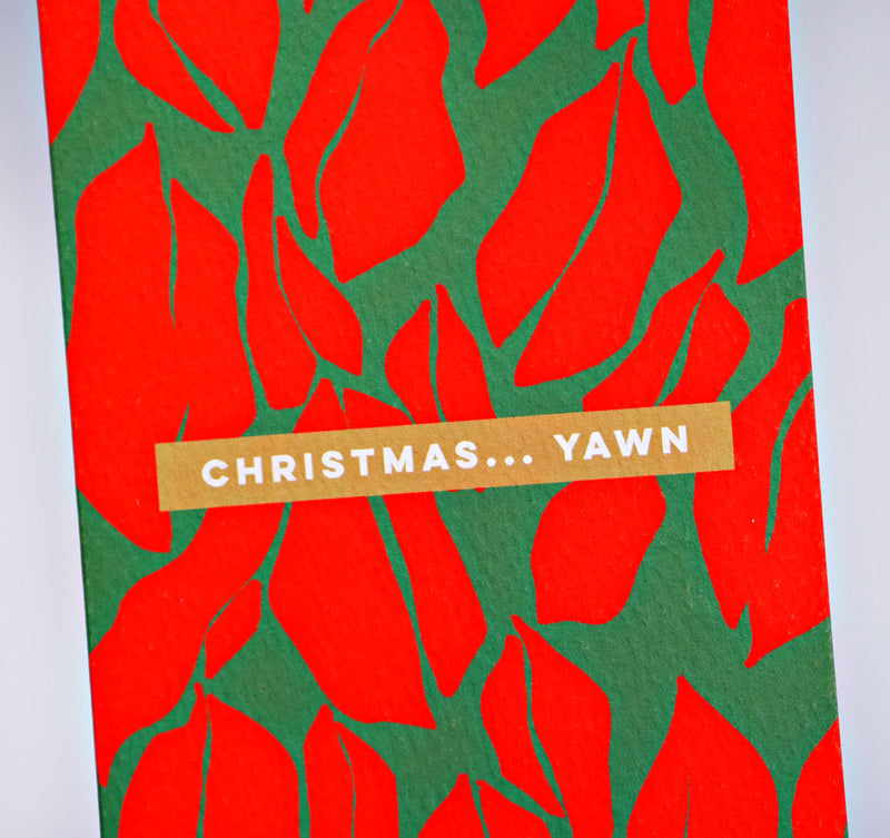 The Completist Christmas Yawn Card