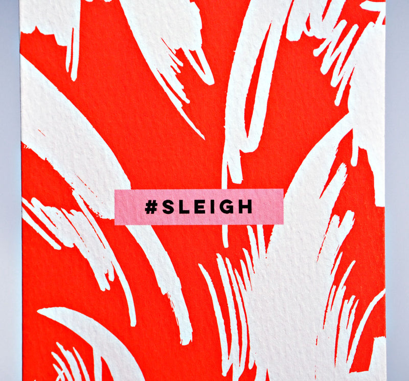 The Completist Christmas Sleigh Card