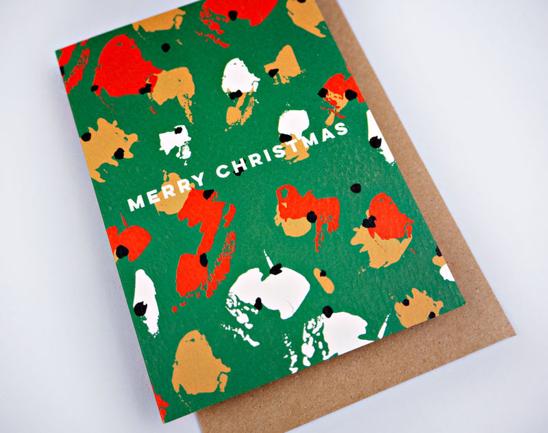 The Completist Spot Palette Christmas Card