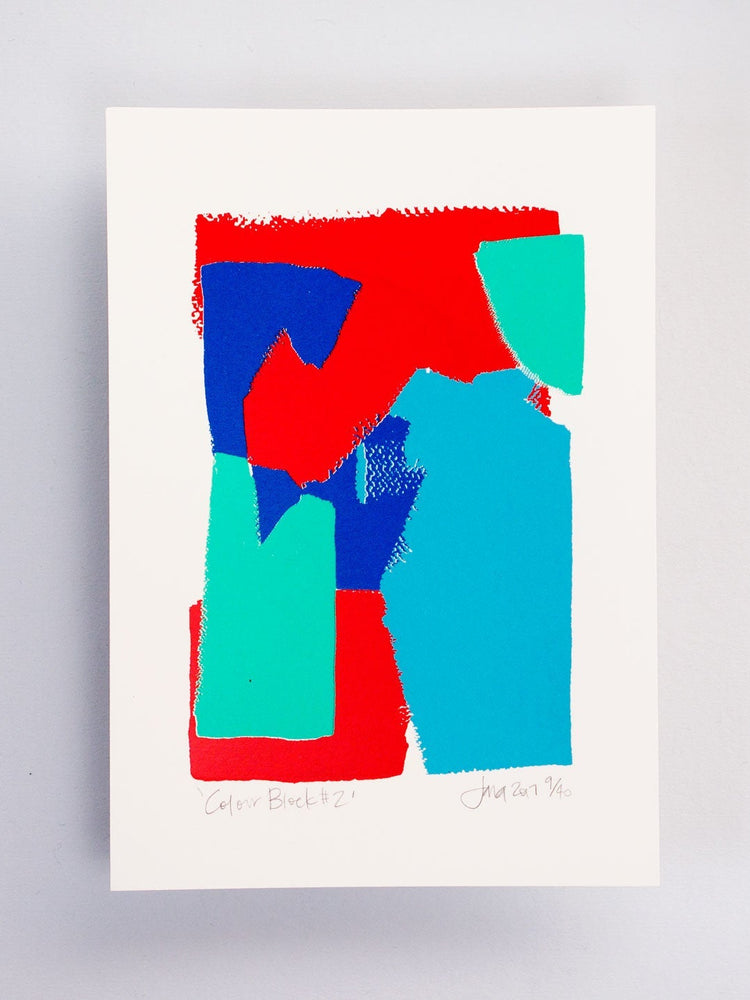 The Completist Colour Block #2 Limited Edition Screen Print