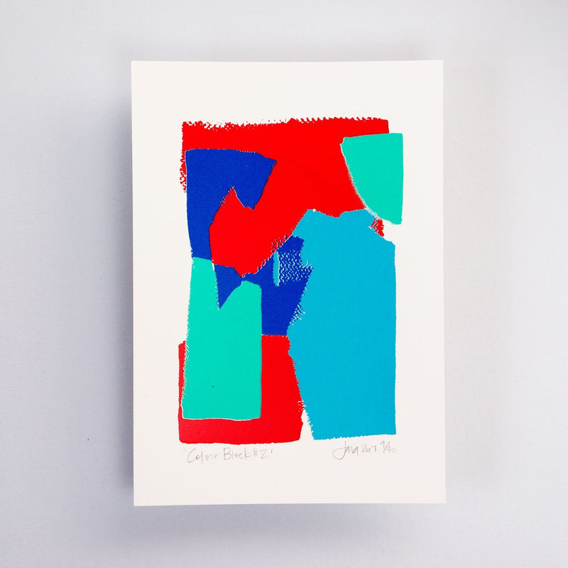 The Completist Colour Block #2 Limited Edition Screen Print