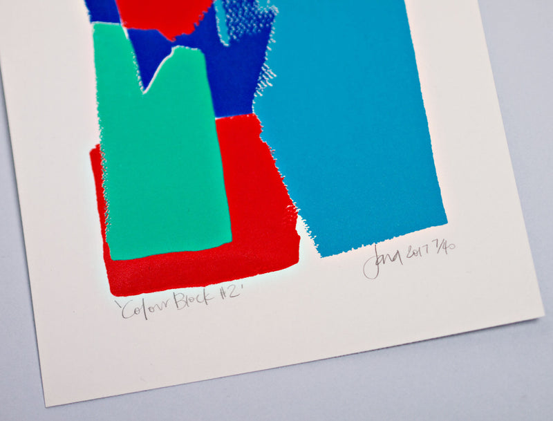 The Completist Colour Block #2 Limited Edition Screen Print