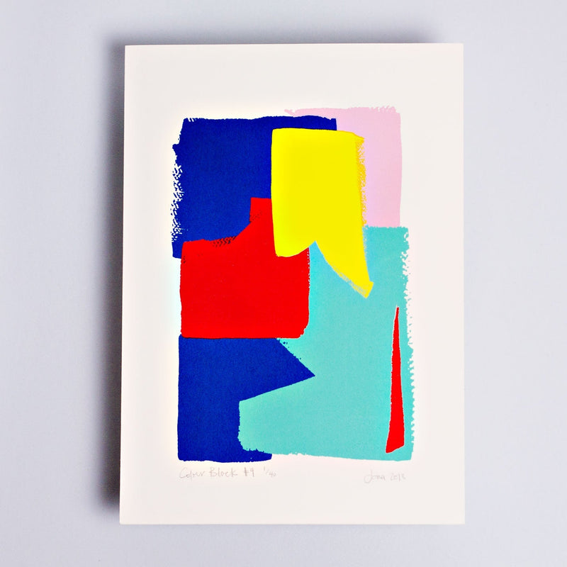 The Completist Colour Block #4 Limited Edition Screen Print