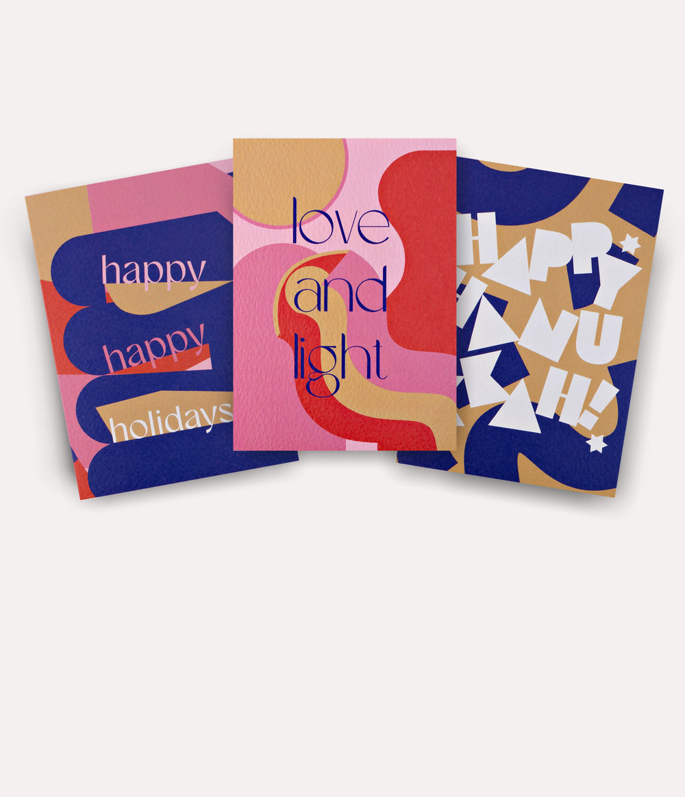 Apostrophe Hanukkah Card Set