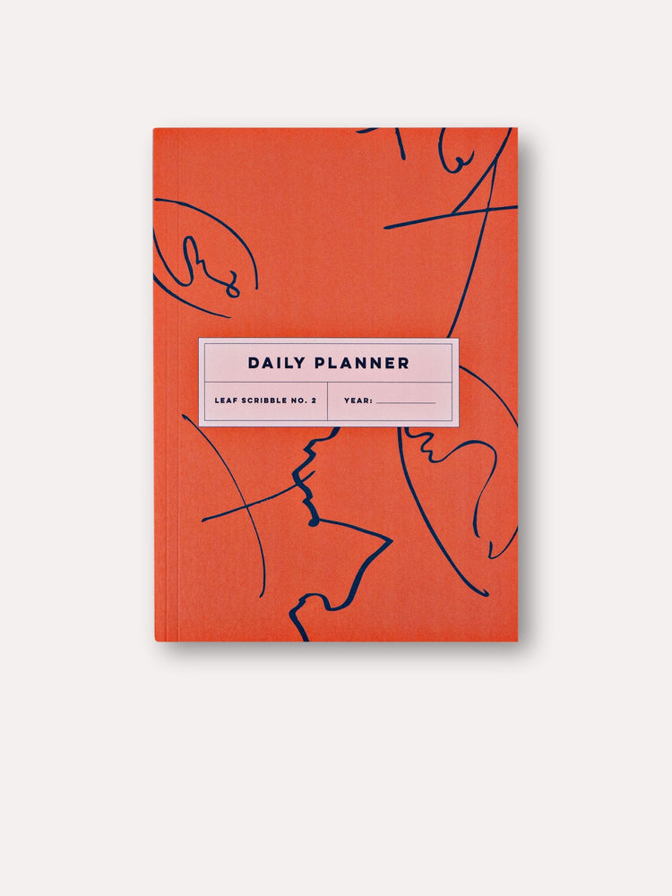 The Completist Leaf Scribble Undated Daily Planner