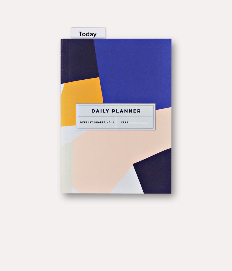 The Completist Overlay Shapes Undated Daily Planner Book