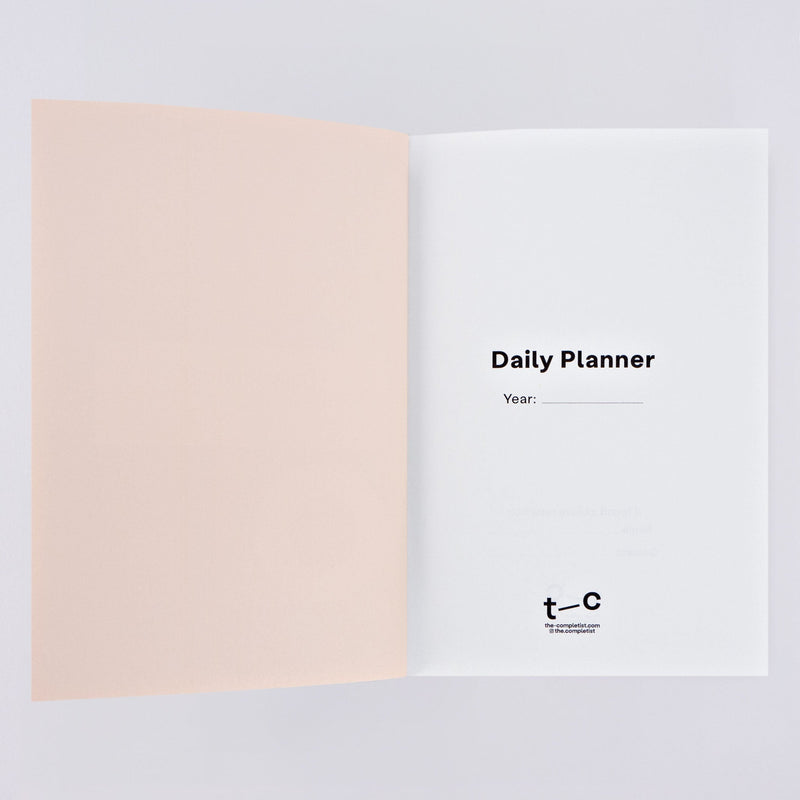 The Completist Hildy Undated Daily Planner Book