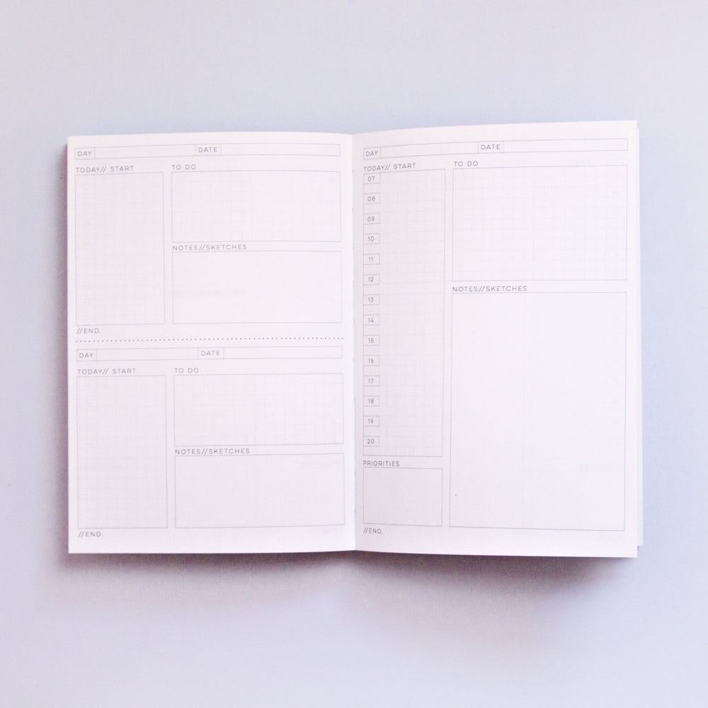 SAMPLE SALE Athens Undated Daily Planner Book