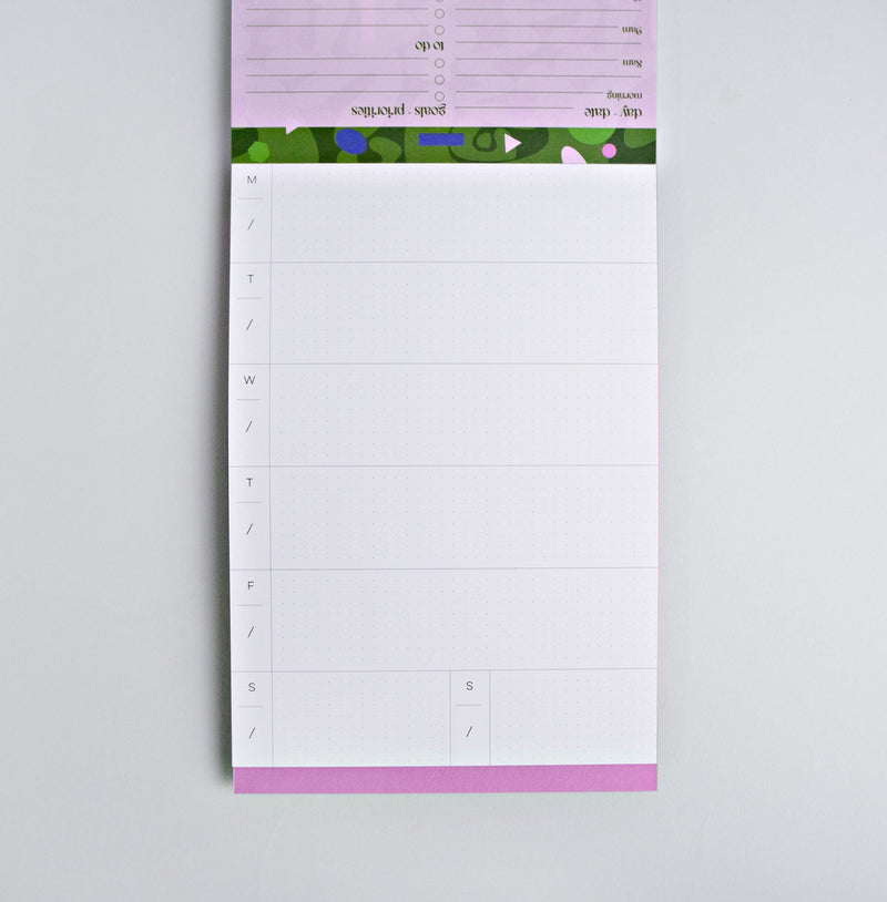 The Completist August Daily Organiser Pad