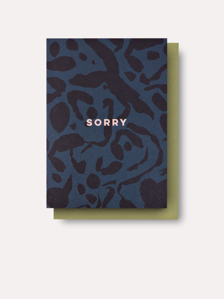 The Completist Inky Sorry Card