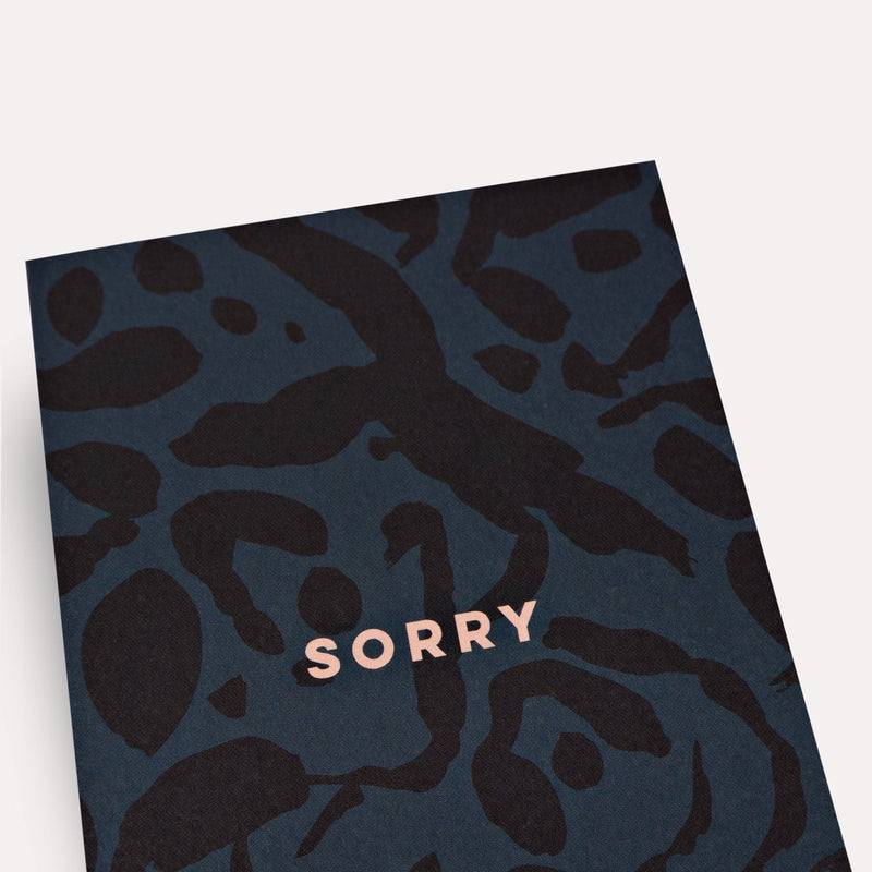 The Completist Inky Sorry Card