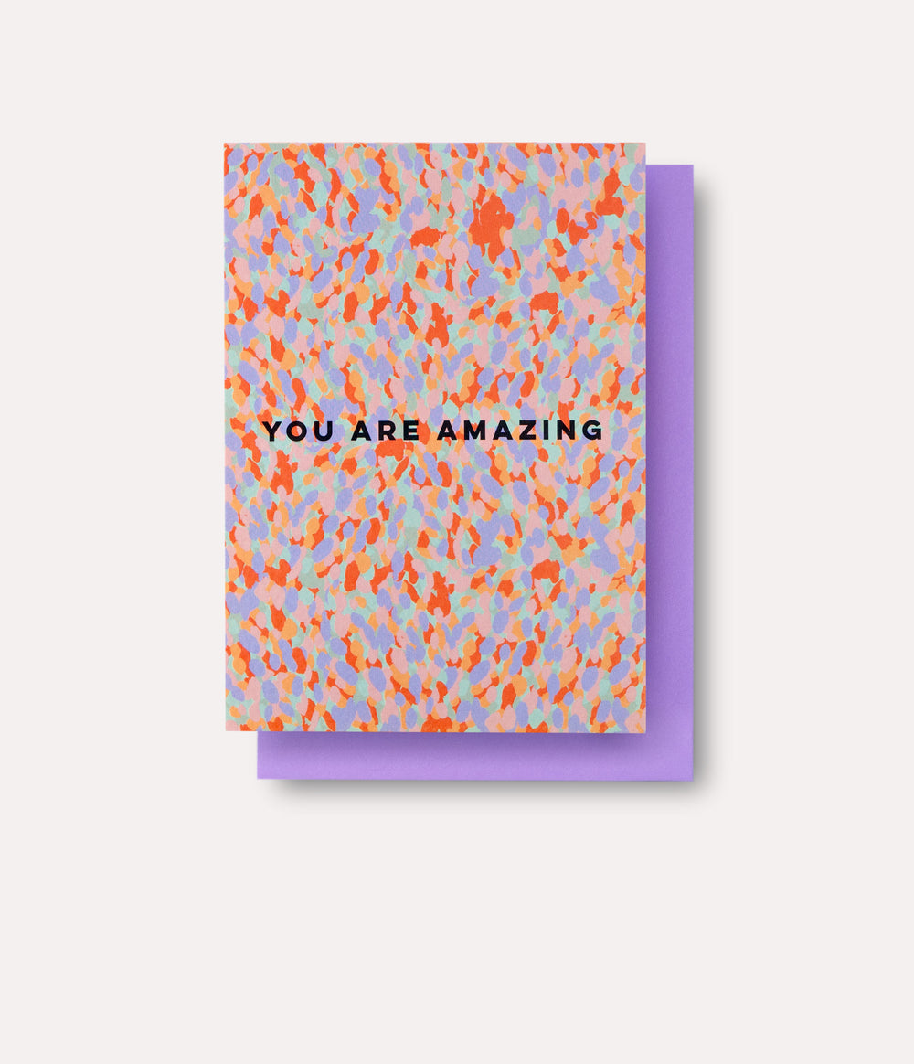 You Are Amazing Confetti Card