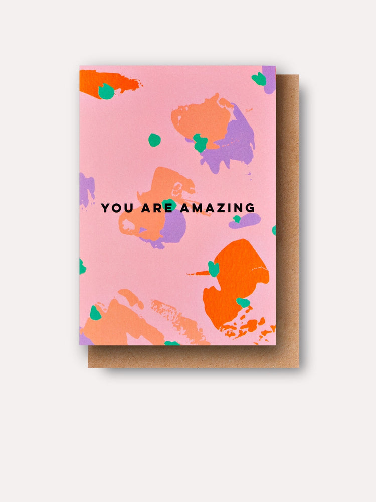 The Completist You Are Amazing Spot Palette Card