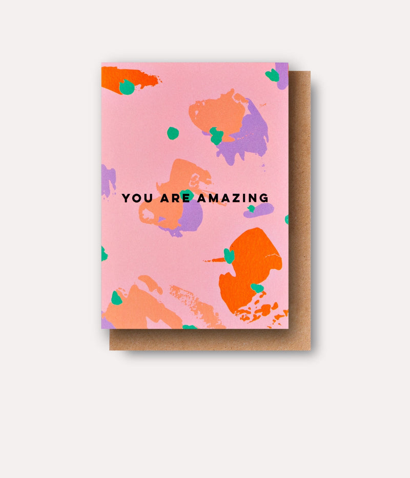 The Completist You Are Amazing Spot Palette Card