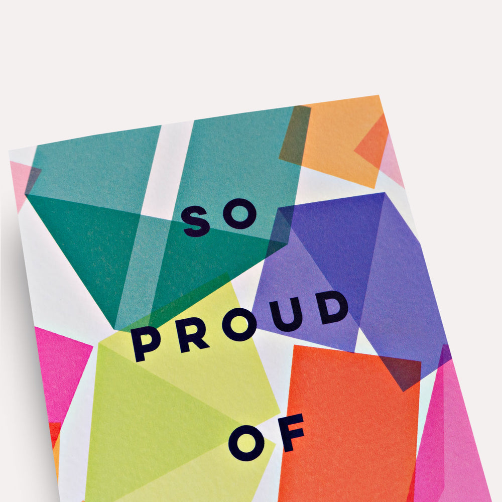 Origami Proud of You Card