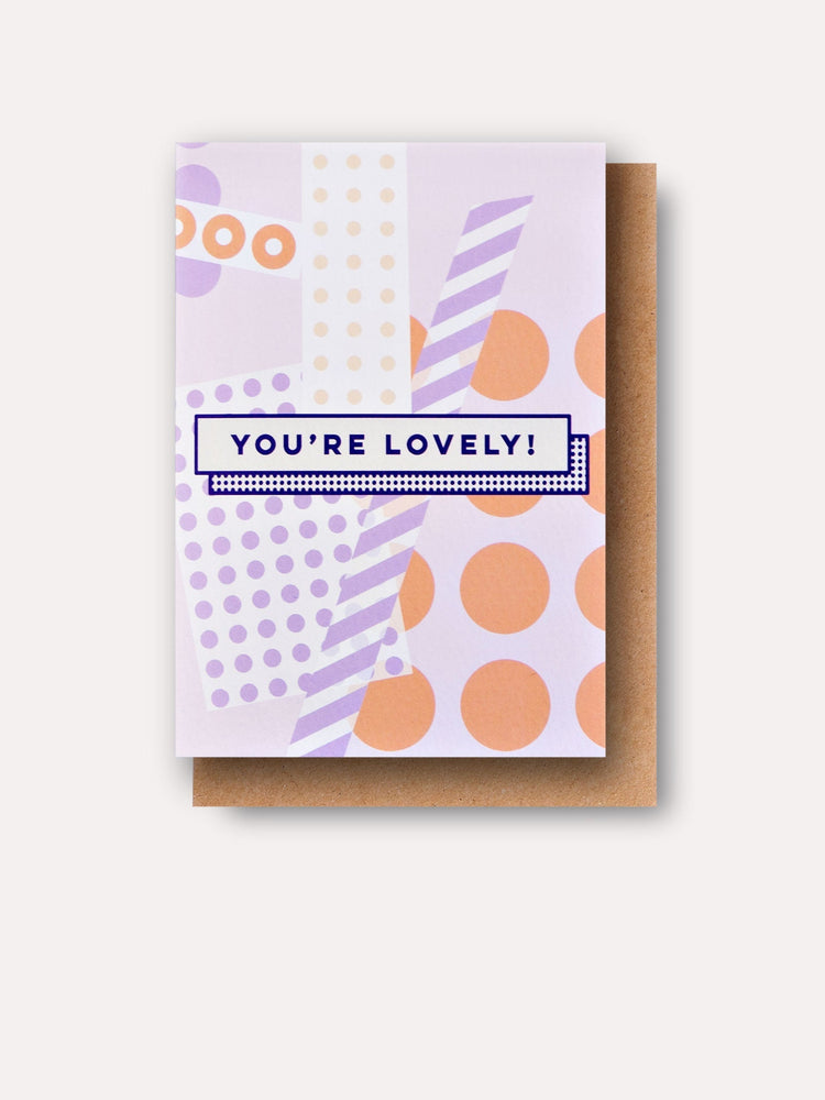 The Completist You're Lovely Ephemera Card