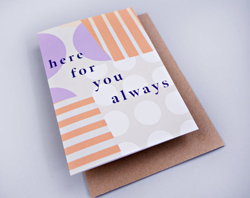 The Completist Here For You Always Card