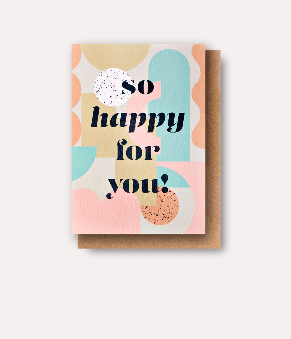 Oslo Happy for You Card