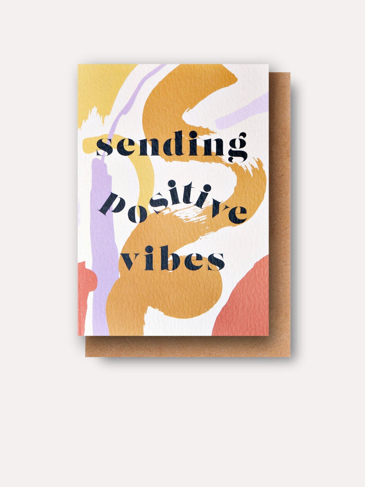 The Completist Sending Positive Vibes Card